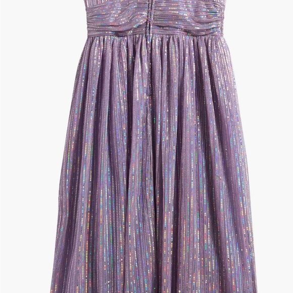 Purple Glitter Evening Dress - Picture 5 of 8